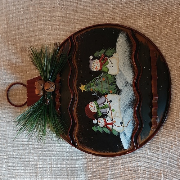 2-SET: CHRISTMAS SNOWMAN HANGING DECOR - Picture 2 of 15
